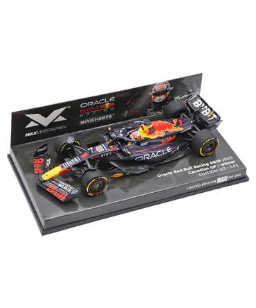 フェルスタッペン別注 ミニチャンプス 1/43スケール オラクル レッドブル レーシング ホンダ RB19 マックス・フェルスタッペン 2023年 カナダGP 優勝 /ARB/23f1m