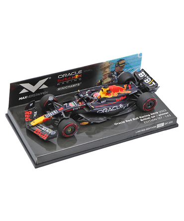 フェルスタッペン別注 ミニチャンプス 1/43スケール オラクル レッドブル レーシング ホンダ RB19 マックス・フェルスタッペン 2023年 イギリスGP 優勝 /ARB/23f1m