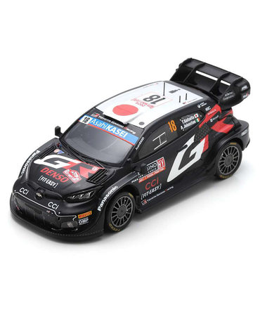 スパーク 1/43スケール トヨタ GR ヤリス ラリー1 ハイブリッド TOYOTA GAZOO Racing WRT 18号車 勝田貴元 / アーロン・ジョンストン 2024年 WRC モンテカルロ ラリー /TGR_WRC