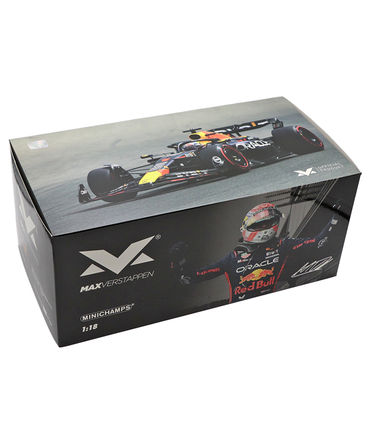 フェルスタッペン別注 ミニチャンプス 1/18スケール オラクル レッドブル レーシング ホンダ RB19 マックス・フェルスタッペン 2023年 ベルギーGP 優勝 /ARB/23f1m