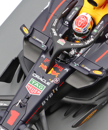 フェルスタッペン別注 ミニチャンプス 1/18スケール オラクル レッドブル レーシング ホンダ RB19 マックス・フェルスタッペン 2023年 ベルギーGP 優勝 /ARB/23f1m