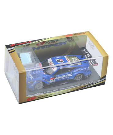 スパーク 1/43スケール カルソニック インパル Z TEAM IMPUL NO.12 平峰一貴 / ベルトラン・バゲット 2022年 スーパーGT GT500 チャンピオン with ボード