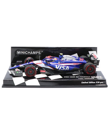 ミニチャンプス 1/43スケール VISA CASH APP RB F1 ホンダ VCARB 01 角田裕毅 2024年