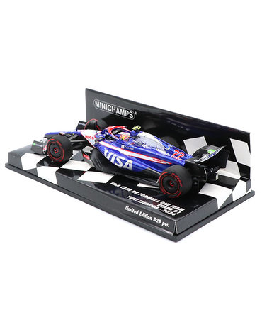 ミニチャンプス 1/43スケール VISA CASH APP RB F1 ホンダ VCARB 01 角田裕毅 2024年