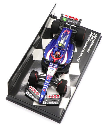 ミニチャンプス 1/43スケール VISA CASH APP RB F1 ホンダ VCARB 01 角田裕毅 2024年