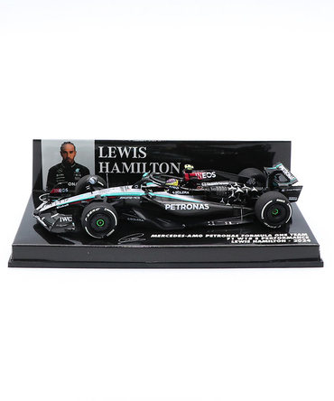 ミニチャンプス 1/43スケール メルセデス AMG ペトロナス F1 W15 E パフォーマンス ルイス・ハミルトン 2024年