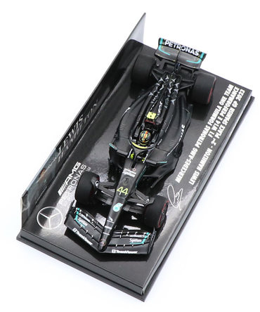 ミニチャンプス 1/43スケール メルセデス AMG ペトロナス F1 W14 E パフォーマンス ルイス・ハミルトン 2023年 スペインGP 2位入賞 /23f1m