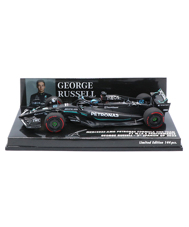 ミニチャンプス 1/43スケール メルセデス AMG ペトロナス F1 W14 E パフォーマンス ジョージ・ラッセル 2023年 スペインGP 3位入賞 /23f1m