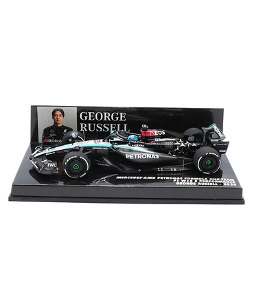 ミニチャンプス 1/43スケール メルセデス AMG ペトロナス F1 W15 E パフォーマンス ジョージ・ラッセル 2024年