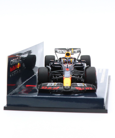 ミニチャンプス 1/43スケール オラクル レッドブル レーシング ホンダ RB19 マックス・フェルスタッペン 2023年 カタールGP スプリントレース 2位入賞ワールドチャンピオン/ARB/23f1m