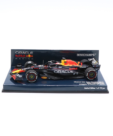 ミニチャンプス 1/43スケール オラクル レッドブル レーシング ホンダ RB19 マックス・フェルスタッペン 2023年 スペインGP 優勝 /ARB/23f1m