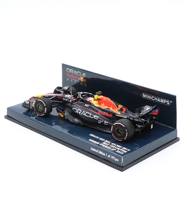 ミニチャンプス 1/43スケール オラクル レッドブル レーシング ホンダ RB19 マックス・フェルスタッペン 2023年 スペインGP 優勝 /ARB/23f1m