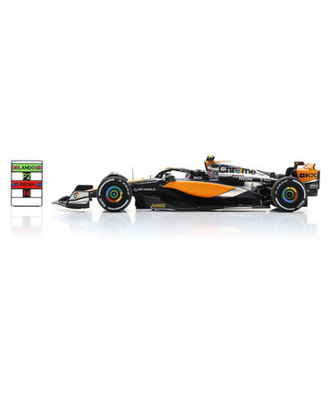 スパーク 1/43スケール マクラーレン MCL60 ランド・ノリス 2023年 イギリスGP 2位入荷賞 /23f1m