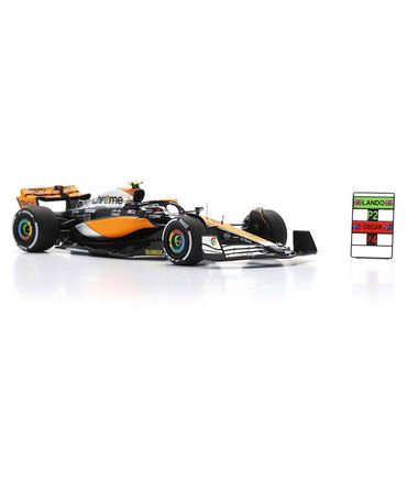 スパーク 1/43スケール マクラーレン MCL60 ランド・ノリス 2023年 イギリスGP 2位入荷賞 /23f1m