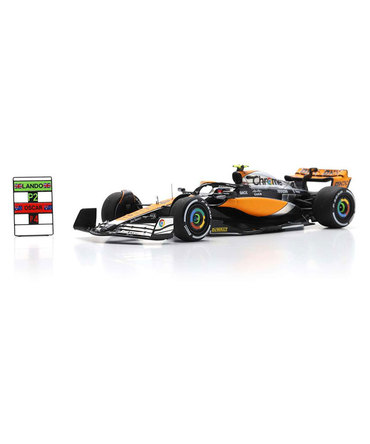 スパーク 1/43スケール マクラーレン MCL60 ランド・ノリス 2023年 イギリスGP 2位入荷賞 /23f1m