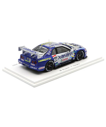 【購入数制限有/おひとり様2台まで】スパーク 1/43スケール ザナヴィ ヒロト 日産 スカイライン GT-R (R34) NO.22 ミハエル・クルム / 田中哲也 2001年 JGTC GT500