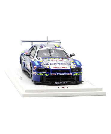 【購入数制限有/おひとり様2台まで】スパーク 1/43スケール ザナヴィ ヒロト 日産 スカイライン GT-R (R34) NO.22 ミハエル・クルム / 田中哲也 2001年 JGTC GT500