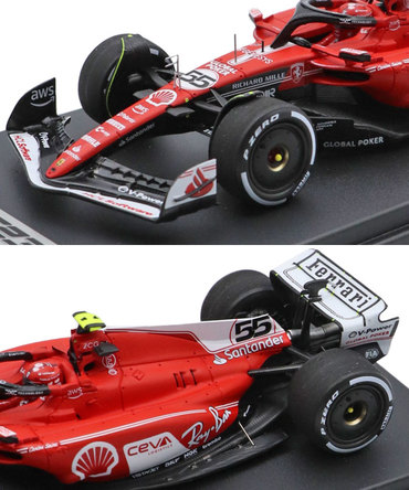 ルックスマート 1/43スケール フェラーリ SF23 カルロス・サインツ 2023年 ラスベガスGP /23f1m