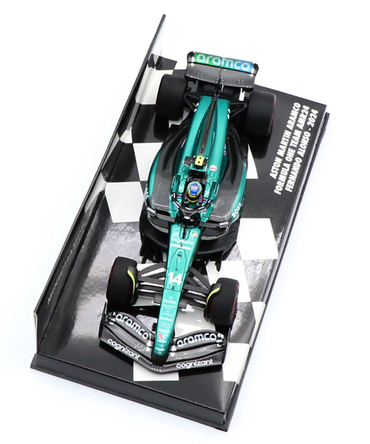 ミニチャンプス 1/43スケール アストンマーチン アラムコ F1 チーム AMR24 フェルナンド・アロンソ 2024年 /24f1m