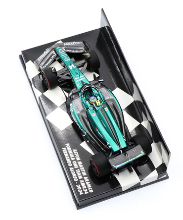 ミニチャンプス 1/43スケール アストンマーチン アラムコ F1 チーム AMR24 フェルナンド・アロンソ 2024年 /24f1m