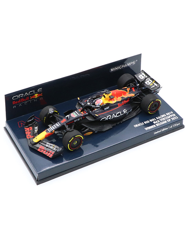 ミニチャンプス 1/43スケール オラクル レッドブル レーシング ホンダ RB19 マックス・フェルスタッペン 2023年 ベルギーGP 優勝 /ARB/23f1m