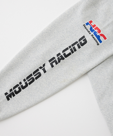 ホンダ HRC MOUSSY SPONSOR ロゴプルオーバー グレー