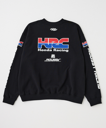 ホンダ HRC MOUSSY SPONSOR ロゴプルオーバー ブラック