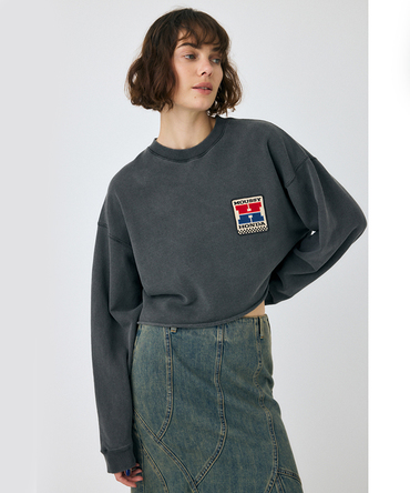 ホンダ HRC MOUSSY CROPPED プルオーバー ブラック