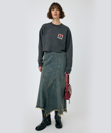 ホンダ HRC MOUSSY CROPPED プルオーバー ブラック