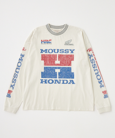 ホンダ HRC MOUSSY VINTAGE LIKE ロンT