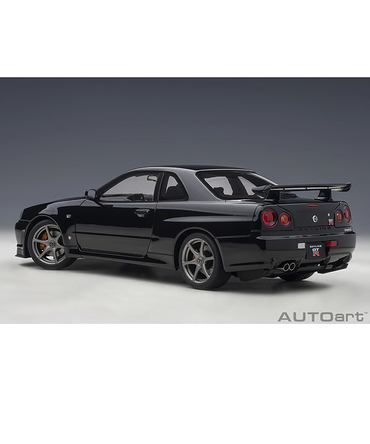 【30%オフセール】オートアート 1/18スケール 日産 スカイライン GT-R （R34） Vスペック II （ブラックパール）/msl