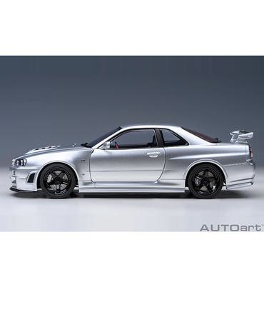 【30%オフセール】オートアート 1/18スケール ニスモ R34 GT-R Z-tune （Z-tune シルバー）/msl