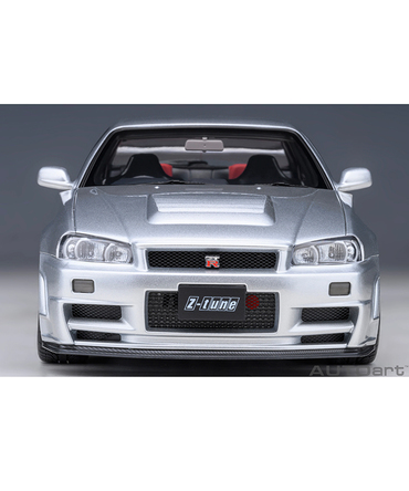 【30%オフセール】オートアート 1/18スケール ニスモ R34 GT-R Z-tune （Z-tune シルバー）/msl