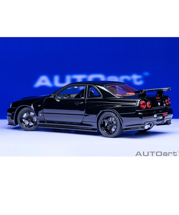 【30%オフセール】オートアート 1/18スケール ニスモ R34 GT-R Z-tune （ブラックパール）/msl