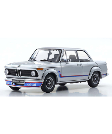 【30%オフセール】京商 1/18スケール BMW 2002 ターボ シルバー /msl