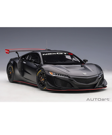 【30%オフセール】オートアート 1/18スケール ホンダ NSX GT3 2018 （マット・ブラック）/msl