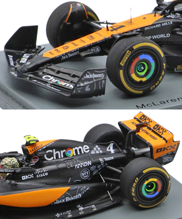 スパーク 1/43スケール マクラーレン MCL60 ランド・ノリス 2023年 ラスベガスGP /23f1m