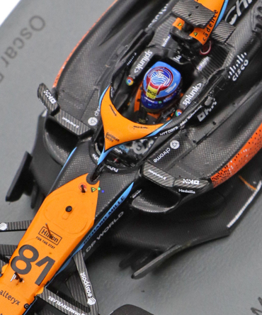 スパーク 1/43スケール マクラーレン MCL60 オスカー・ピアストリ 2023年 アブダビGP /23f1m