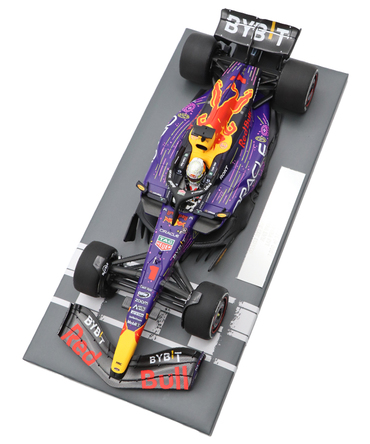 フェルスタッペン別注 ミニチャンプス 1/18スケール オラクル レッドブル レーシング ホンダ RB19 マックス・フェルスタッペン 2023年 ラスベガスGP 優勝 /ARB/23f1m