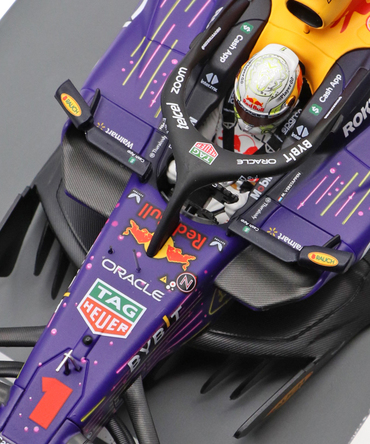 フェルスタッペン別注 ミニチャンプス 1/18スケール オラクル レッドブル レーシング ホンダ RB19 マックス・フェルスタッペン 2023年 ラスベガスGP 優勝 /ARB/23f1m