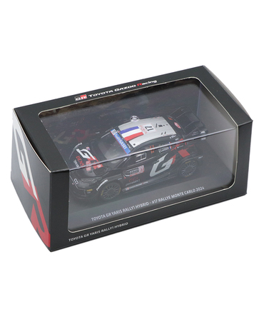 TGR別注 イクソ 1/43スケール トヨタ GR ヤリス ラリー1 ハイブリッド TOYOTA GAZOO Racing WRT 17号車 セバスチャン・オジエ / ヴァンサン・ロンデ 2024年 WRC モンテカルロ ラリー 2位入賞 /TGR_WRC