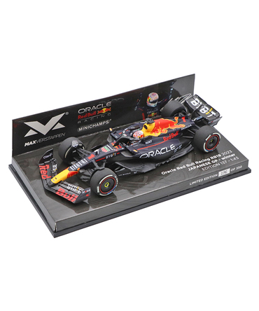 フェルスタッペン別注 ミニチャンプス 1/43スケール オラクル レッドブル レーシング ホンダ RB19 マックス・フェルスタッペン 2023年 日本GP 優勝 /ARB/23f1m