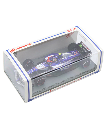 スパーク 1/43スケール VISA CASH APP RB F1 ホンダ VCARB 01 角田裕毅 2024年 サウジアラビアGP /24f1m