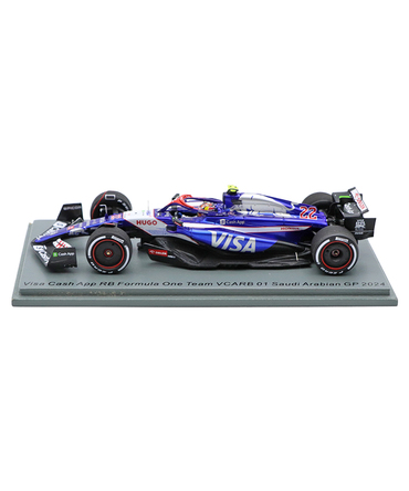 スパーク 1/43スケール VISA CASH APP RB F1 ホンダ VCARB 01 角田裕毅 2024年 サウジアラビアGP /24f1m