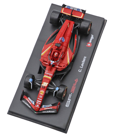 ブラゴ 1/43スケール フェラーリ SF24 シャルル・ルクレール 2024年（ドライバー付属）/24f1m