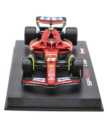 ブラゴ 1/43スケール フェラーリ SF24 カルロス・サインツ 2024年（ドライバー付属）/24f1m