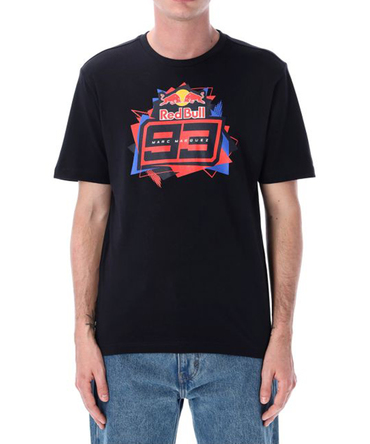 【50%オフセール】マルク・マルケス MM93 レッドブル フロントロゴ Tシャツ ネイビー