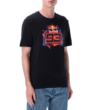 【50%オフセール】マルク・マルケス MM93 レッドブル フロントロゴ Tシャツ ネイビー