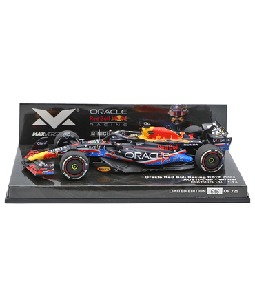 フェルスタッペン別注 ミニチャンプス 1/43スケール オラクル レッドブル レーシング ホンダ RB19 マックス・フェルスタッペン 2023年 アメリカGP 優勝 /ARB/23f1m