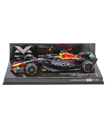 フェルスタッペン別注 ミニチャンプス 1/43スケール オラクル レッドブル レーシング ホンダ RB19 マックス・フェルスタッペン 2023年 アブダビGP 優勝 /ARB/23f1m